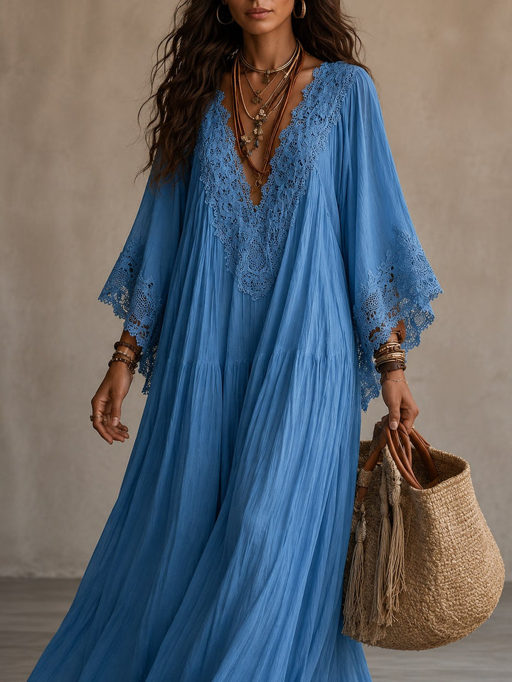 Lorelei — Chiffon Kaftan Maxi Dress (19), Avelony
