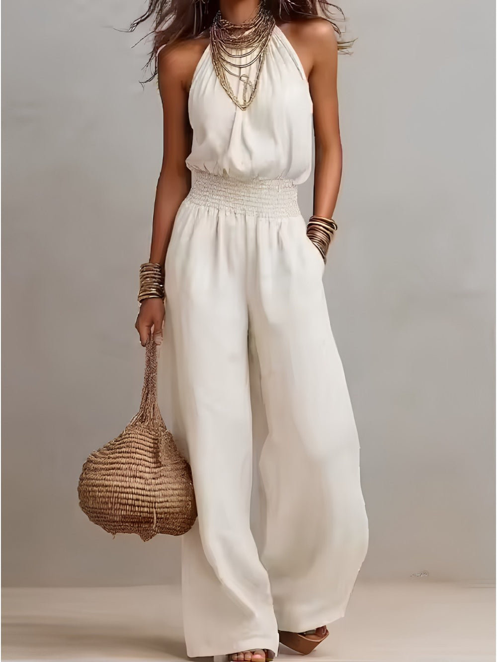 Mireille — Halter Neck Jumpsuit (2), Avelony