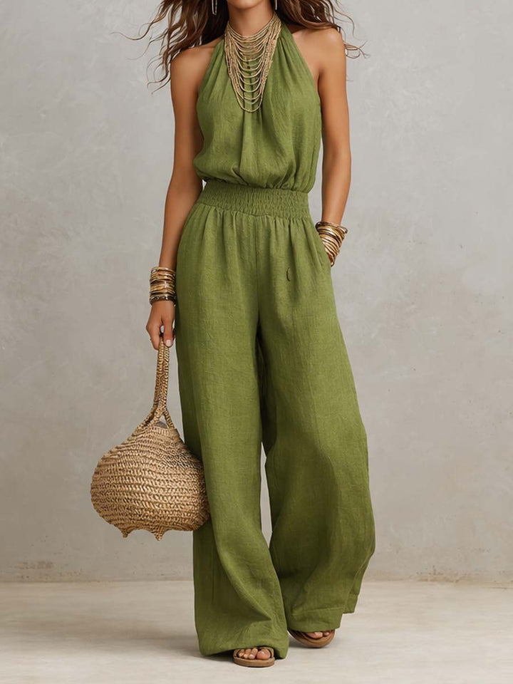 Mireille — Halter Neck Jumpsuit (4), Avelony