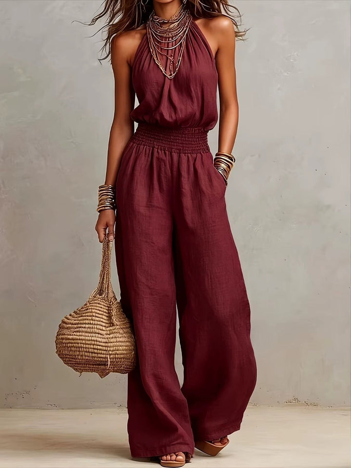 Mireille — Halter Neck Jumpsuit (5), Avelony