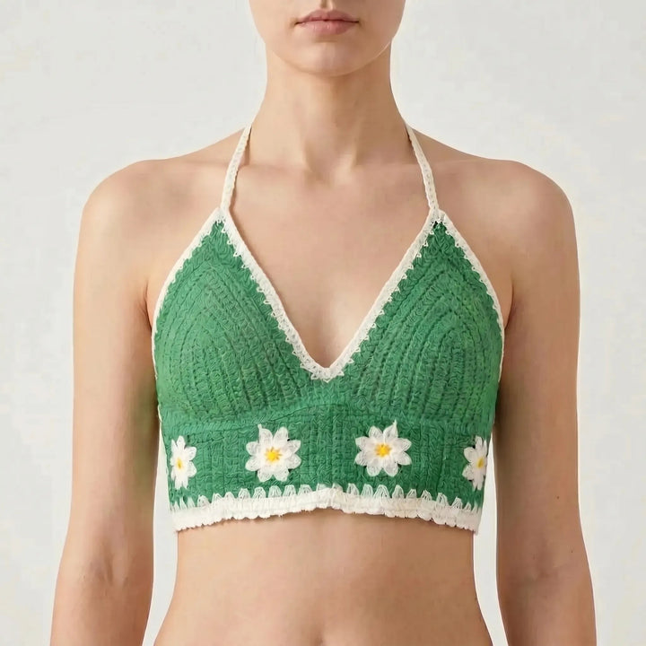 Nerissa — Crochet Halter Crop Top (4), Avelony