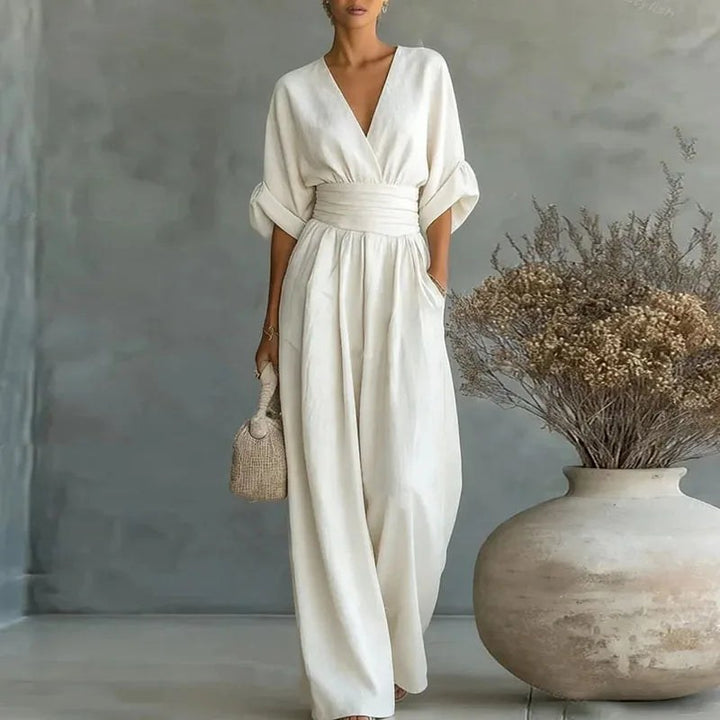 Orla — Wrap Front Jumpsuit, Avelony