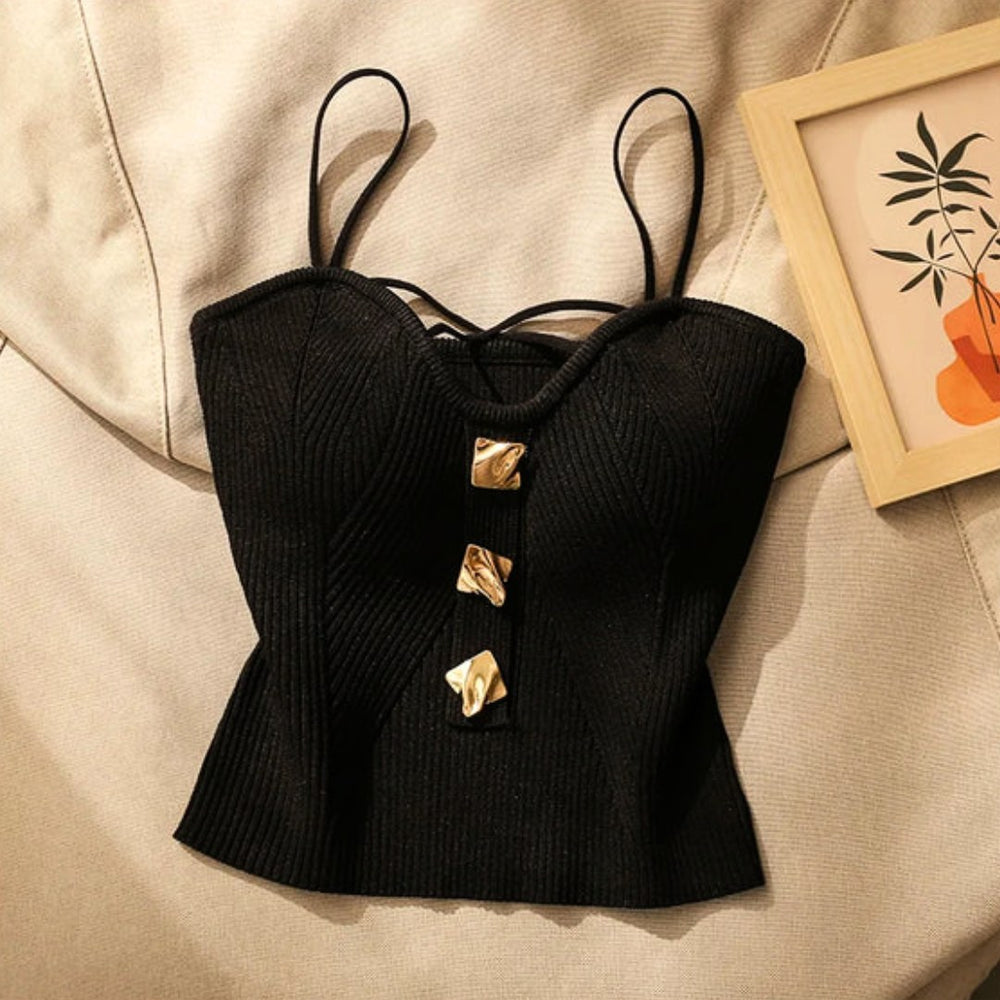Ottoline — Ribbed Corset Top (2), Avelony