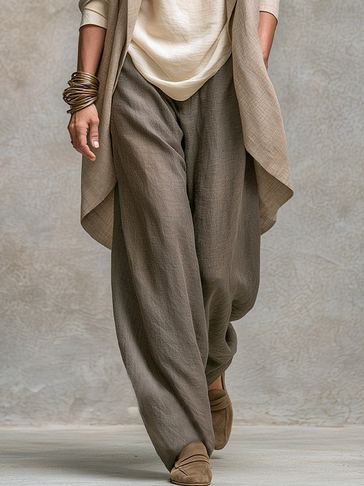 Three Piece Set with Jacket Top and Trousers
