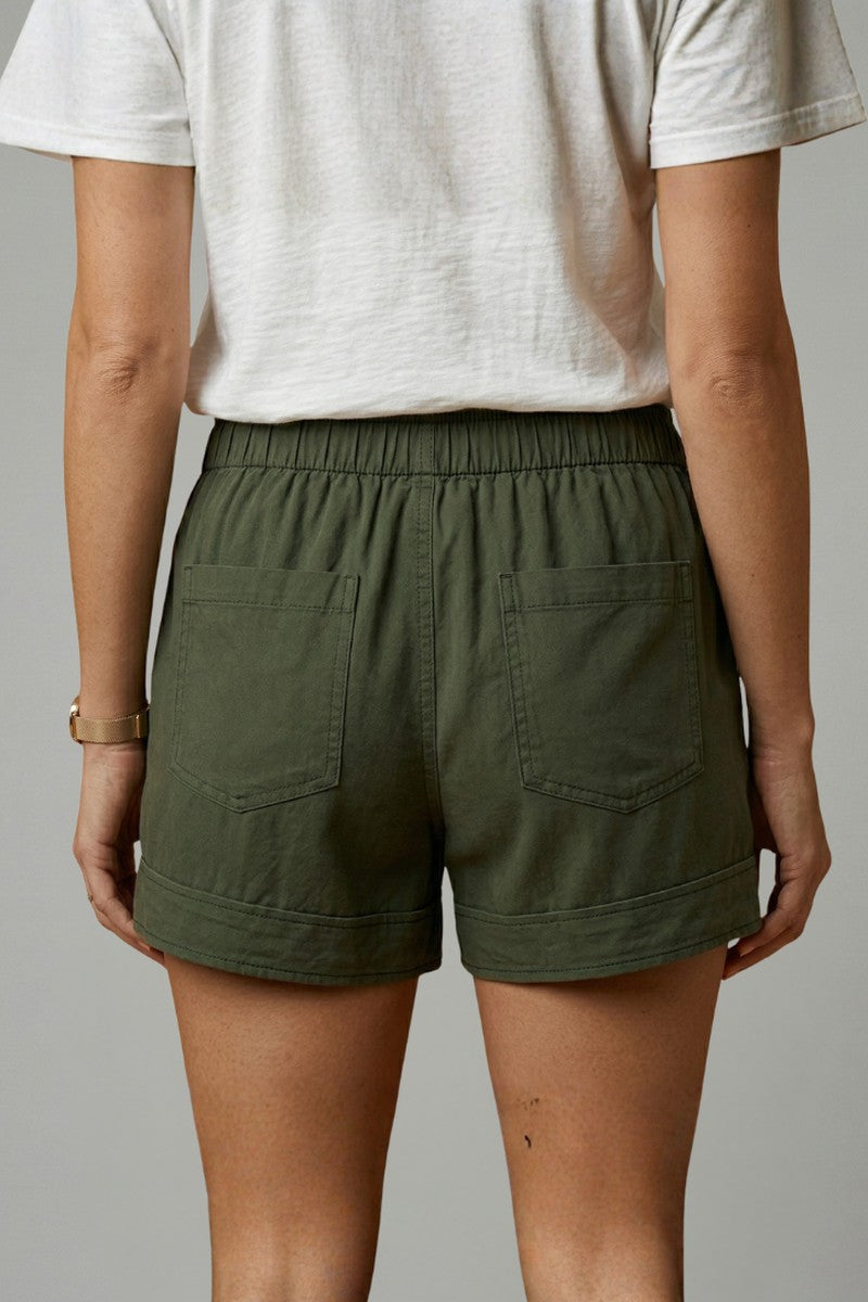 Drawstring Shorts with Relaxed Fit