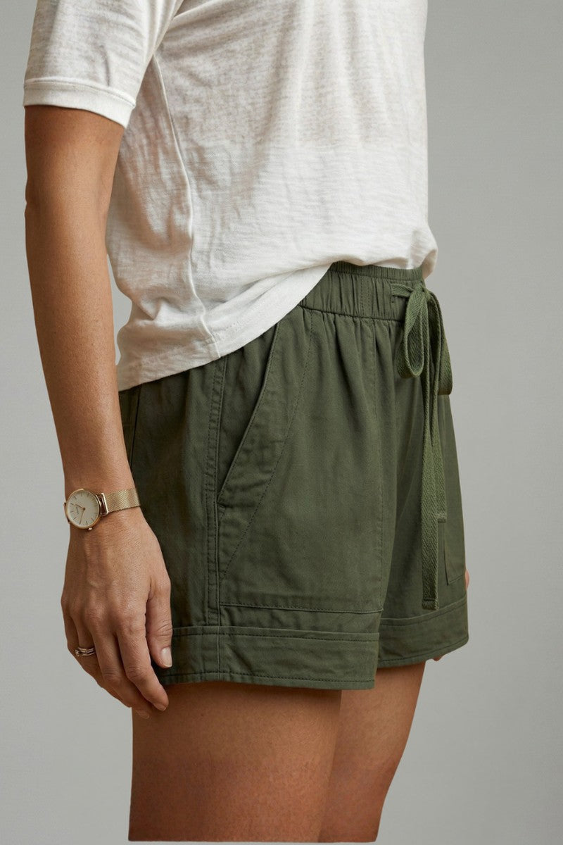 Drawstring Shorts with Relaxed Fit