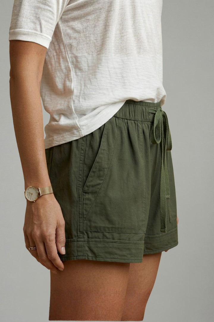 Drawstring Shorts with Relaxed Fit