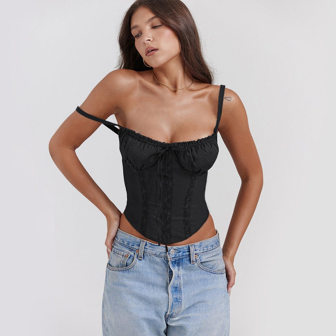 Persephone — Ruffle Trim Corset Top (7), Avelony
