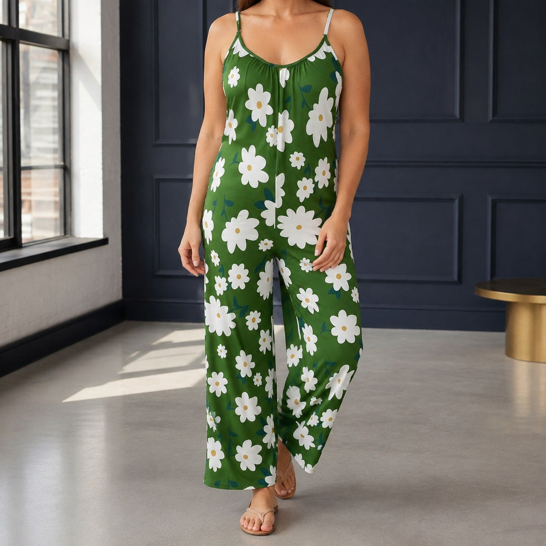 Rowan — Floral Print Jumpsuit, Avelony