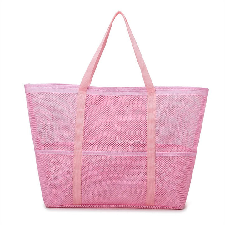 Sasha – Large Mesh Beach Bag for Women with Wide Shoulder Strap