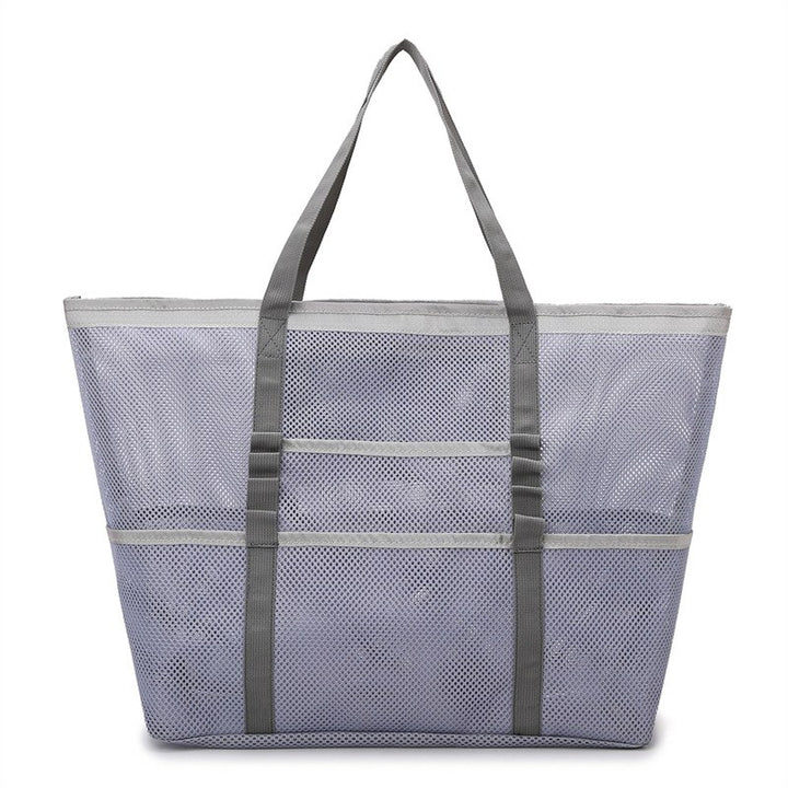 Sasha – Large Mesh Beach Bag for Women with Wide Shoulder Strap