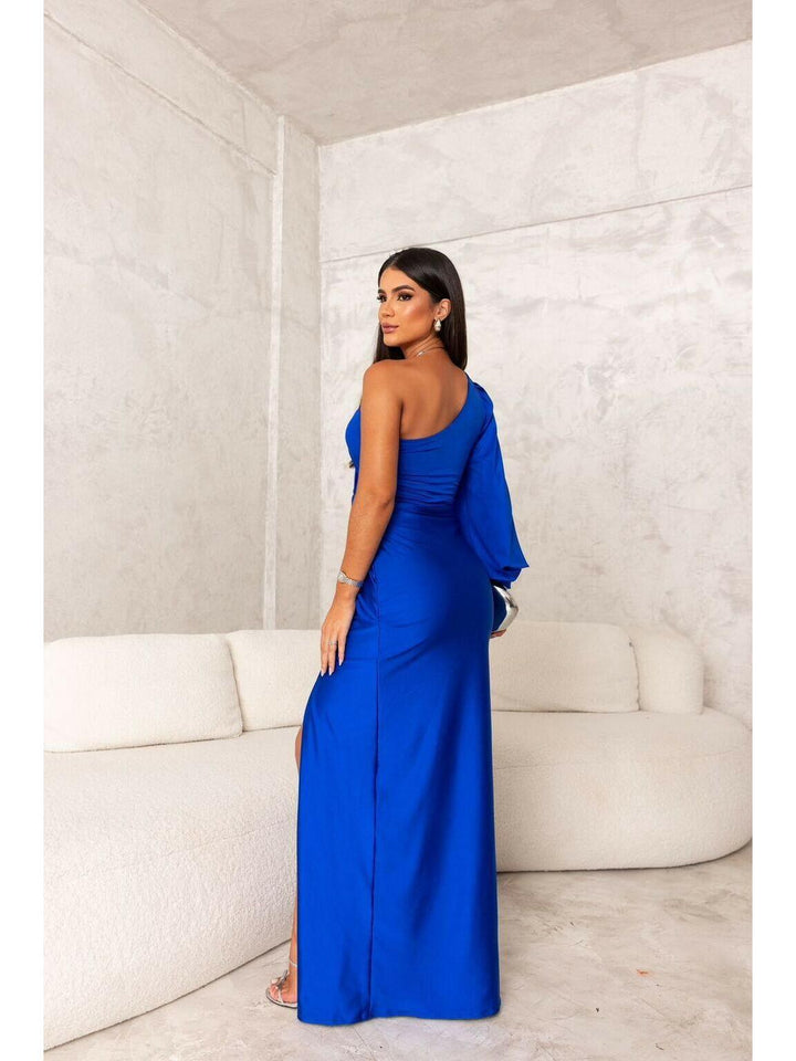 Marlowe — Satin Wrap Maxi Dress for Women