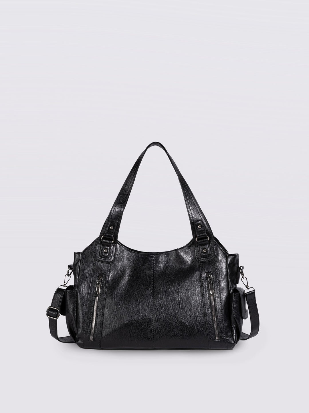 Pia — Structured Leather Look Tote Bag for Women