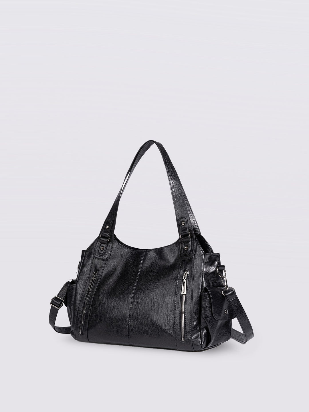 Pia — Structured Leather Look Tote Bag for Women