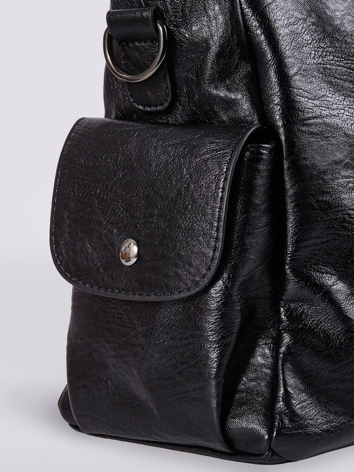 Pia — Structured Leather Look Tote Bag for Women