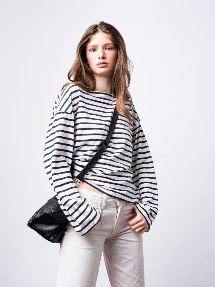 Pia — Structured Leather Look Tote Bag for Women