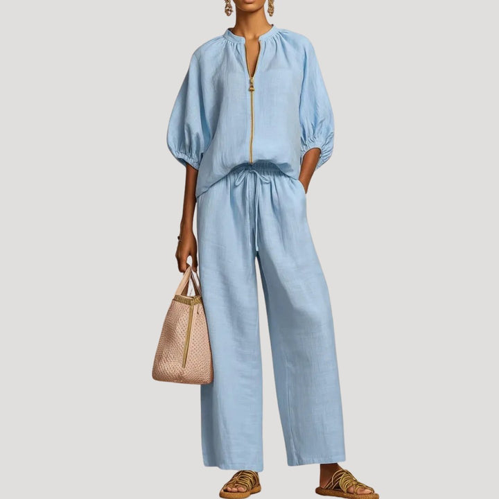 Thea — Wide Leg Co Ord Set, Avelony