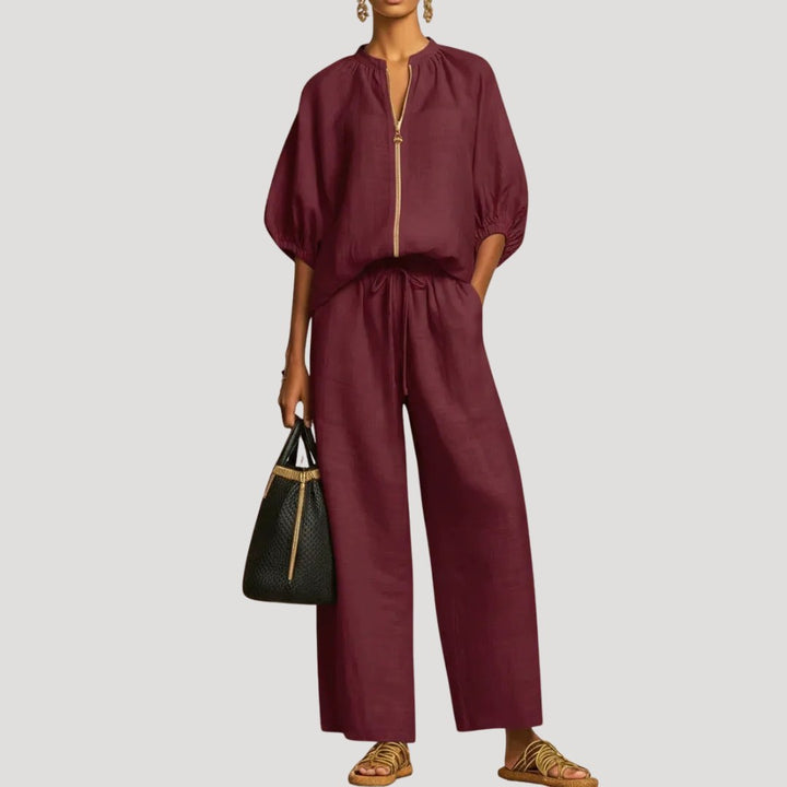 Thea — Wide Leg Co Ord Set (3), Avelony