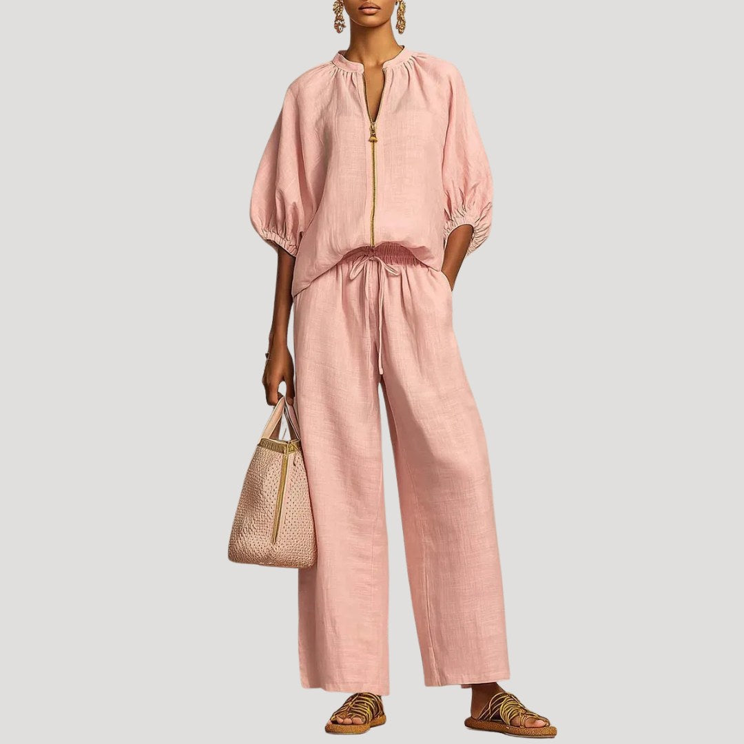 Thea — Wide Leg Co Ord Set (6), Avelony