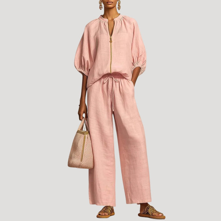 Thea — Wide Leg Co Ord Set (6), Avelony