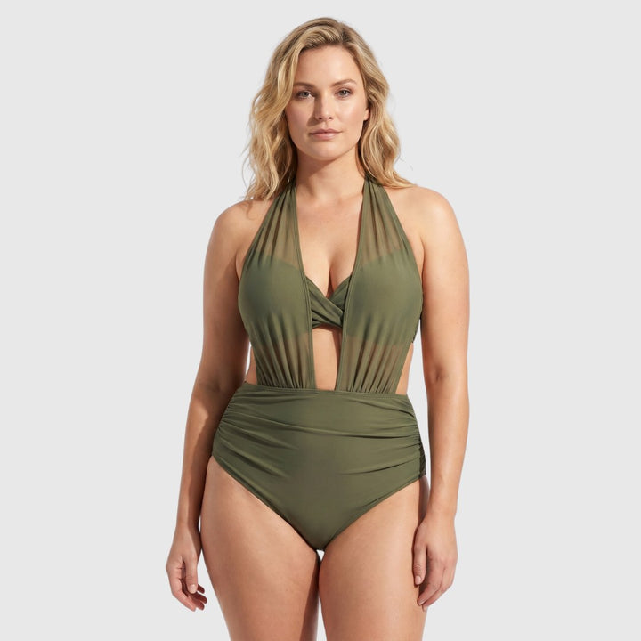 Lottie — Two in One High Waisted Tummy Control Bikini for Women