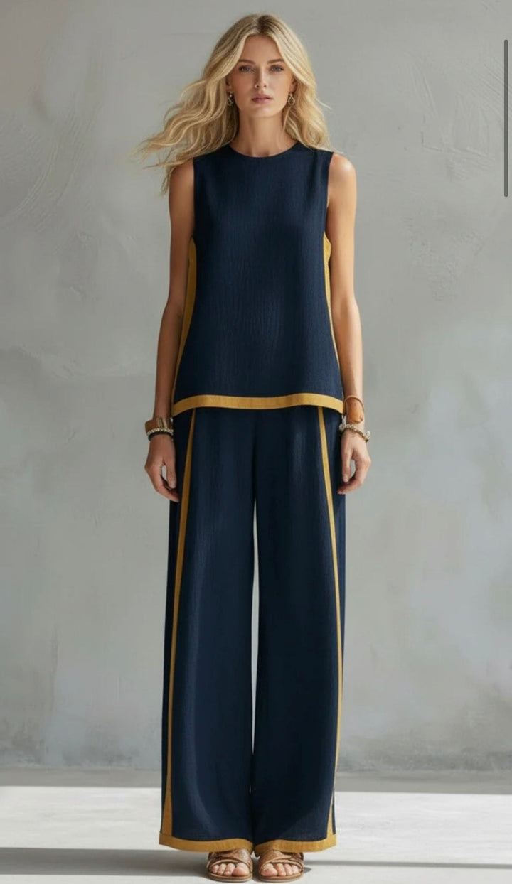 Vianne — Contrast Trim Matching Set (6), Avelony