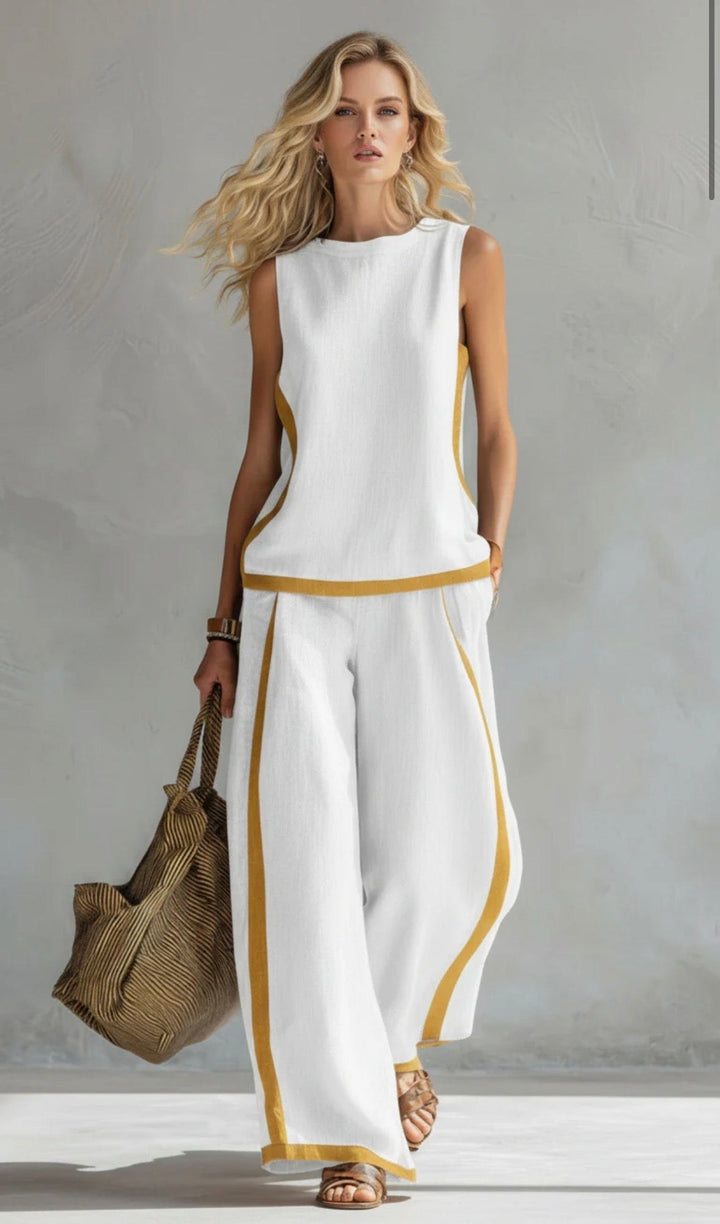Vianne — Contrast Trim Matching Set (7), Avelony