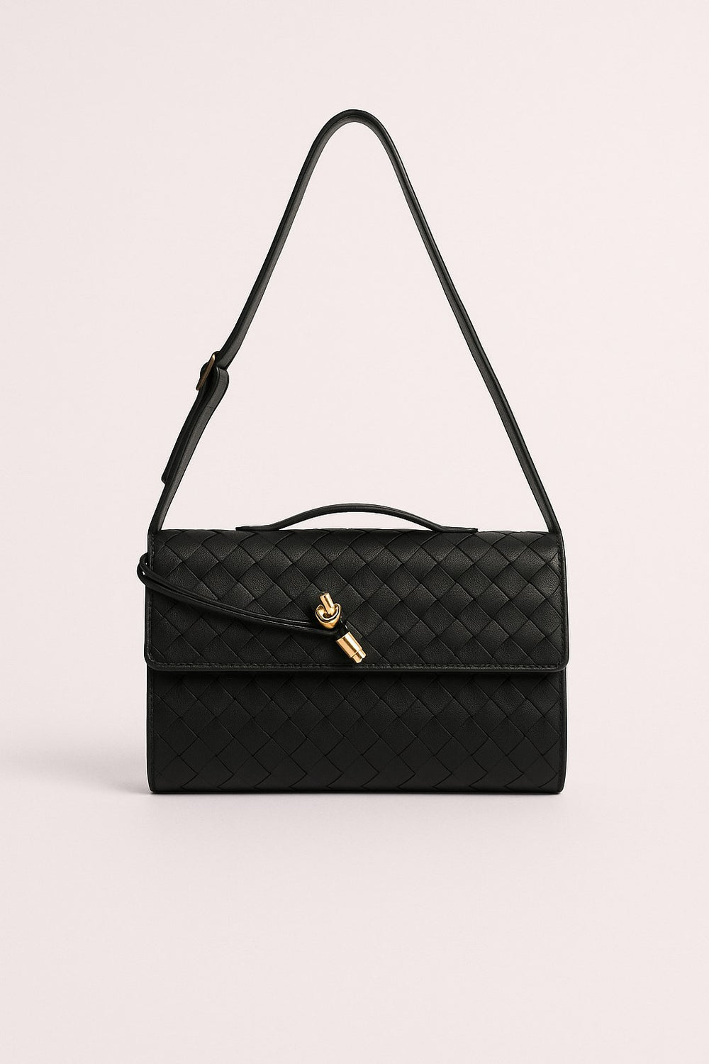 Zara — Woven Leather Handbag for Women