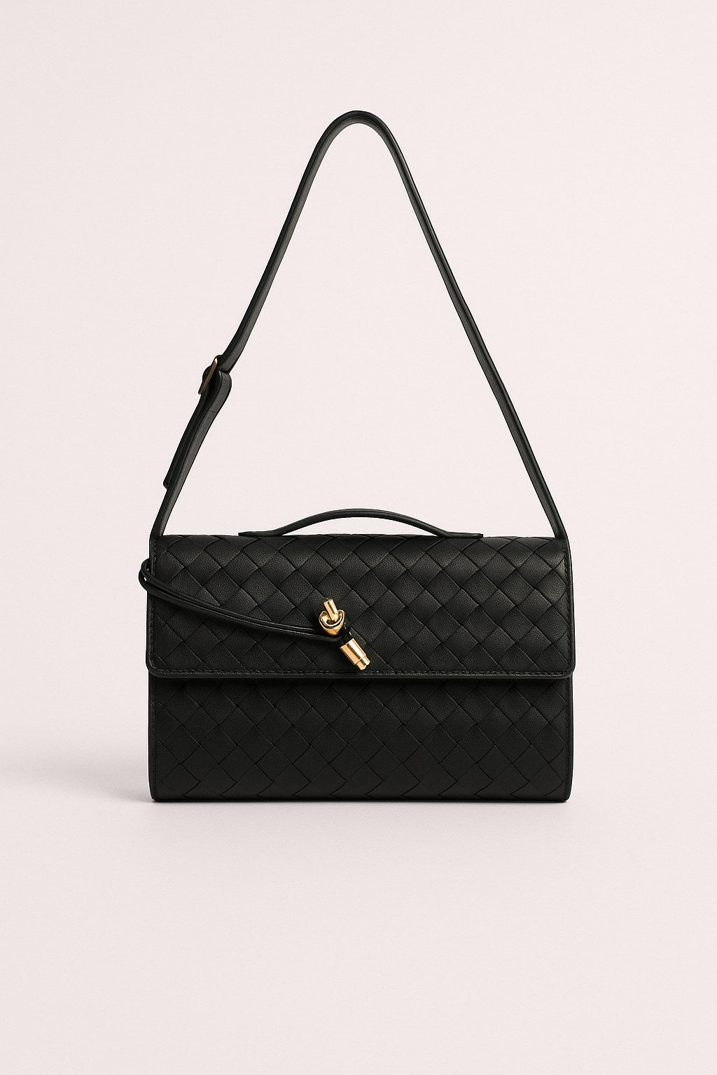 Zara — Woven Leather Handbag for Women