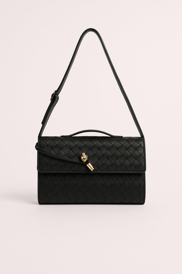 Zara — Woven Leather Handbag for Women