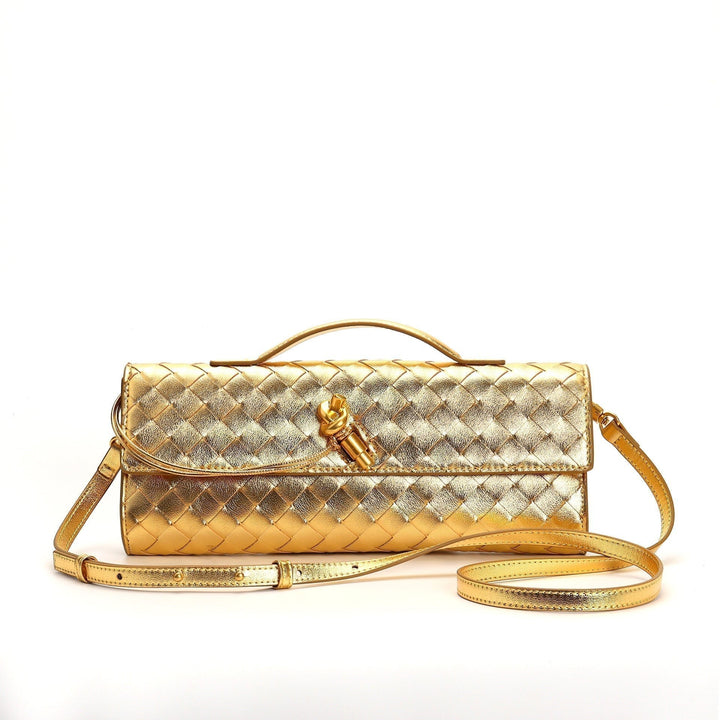 Zara — Woven Leather Handbag for Women