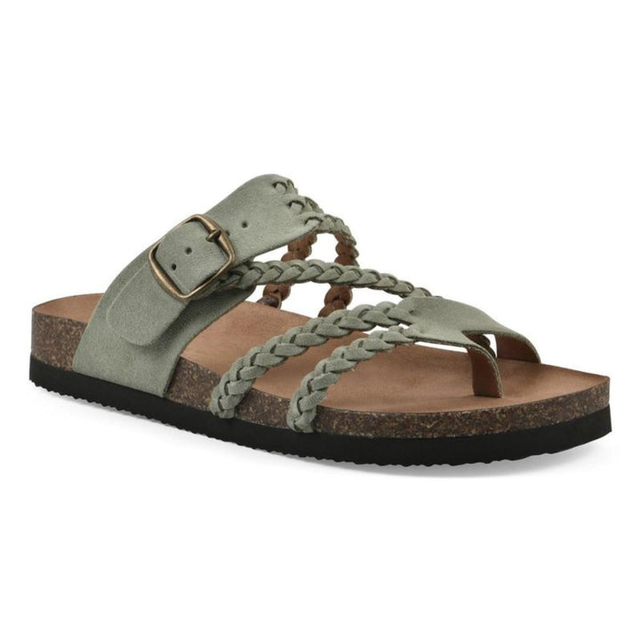 Hayleigh — Hayleigh | Soft Woven Slides for Women with Buckle Strap, Moda Lodz