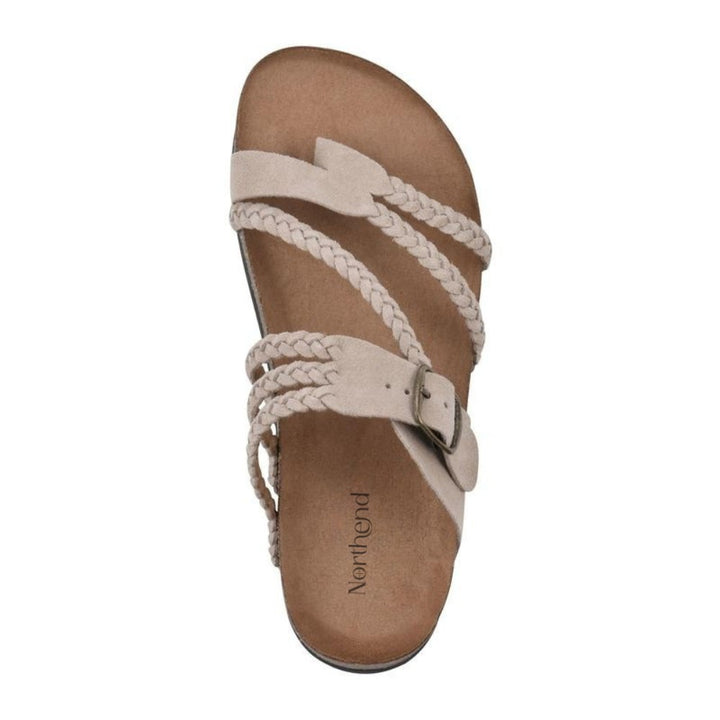 Hayleigh — Hayleigh | Soft Woven Slides for Women with Buckle Strap, Moda Lodz