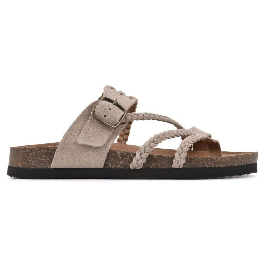 Hayleigh — Hayleigh | Soft Woven Slides for Women with Buckle Strap, Moda Lodz