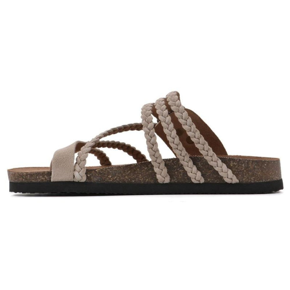 Hayleigh — Hayleigh | Soft Woven Slides for Women with Buckle Strap, Moda Lodz