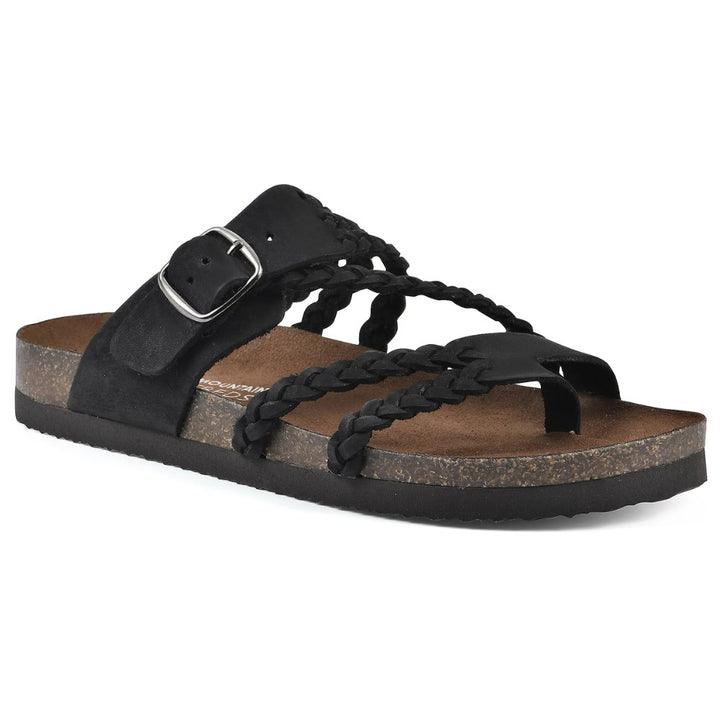 Hayleigh — Hayleigh | Soft Woven Slides for Women with Buckle Strap, Moda Lodz
