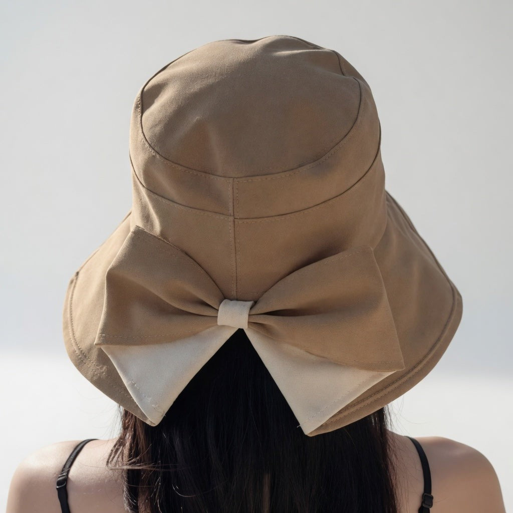 Hermione — Hermione | Light Wide Brim Hat for Women with Woven Fabric, Moda Lodz