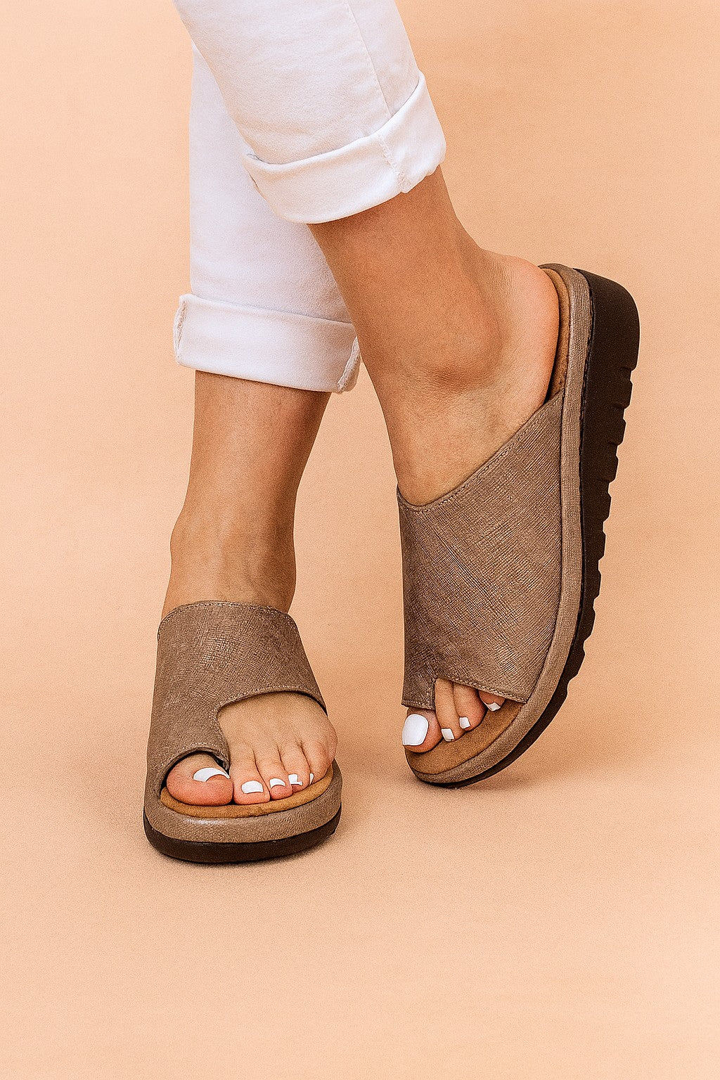 Maricel — Maricel | Soft Platform Thongs for Women with Wide Strap, Moda Lodz